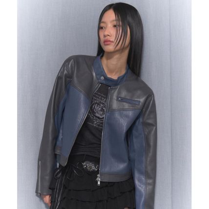 楽天市場】正規品 【NASTY FANCY CLUB BIKE CROP LEATHER JACKET 】 ジャケット レザー レザージャケット バイク ジャケット Pressing pressing プレッシング プレッシングウェブショップ vandy the pink tripp nyc  unknown london oy supplier unknown ガルフィー 