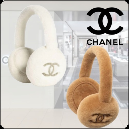 【大人気☆】CHANEL イヤーマフ ホワイト/ベージュ