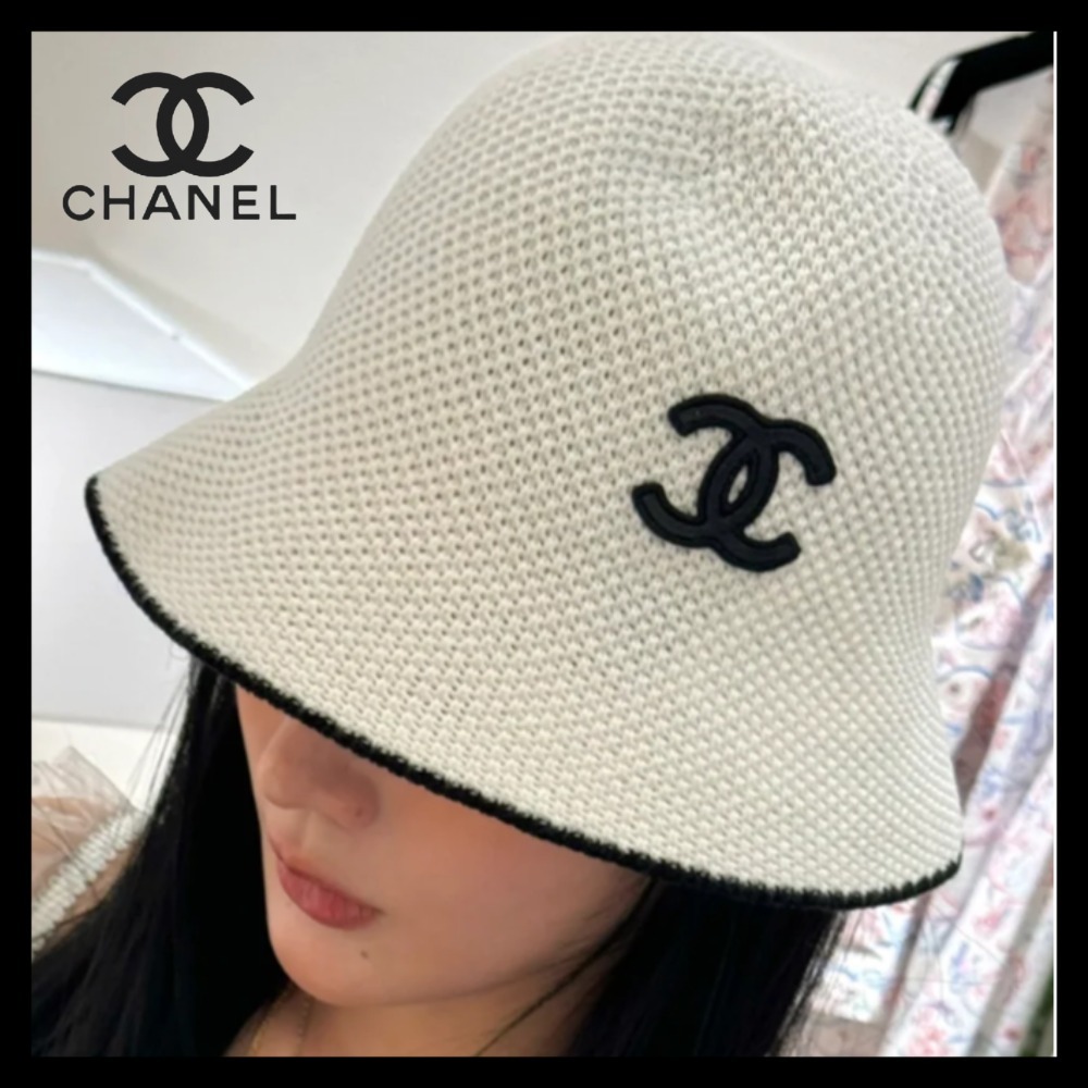 手数料安い 人気の帽子♪】CHANEL バケットハット 帽子