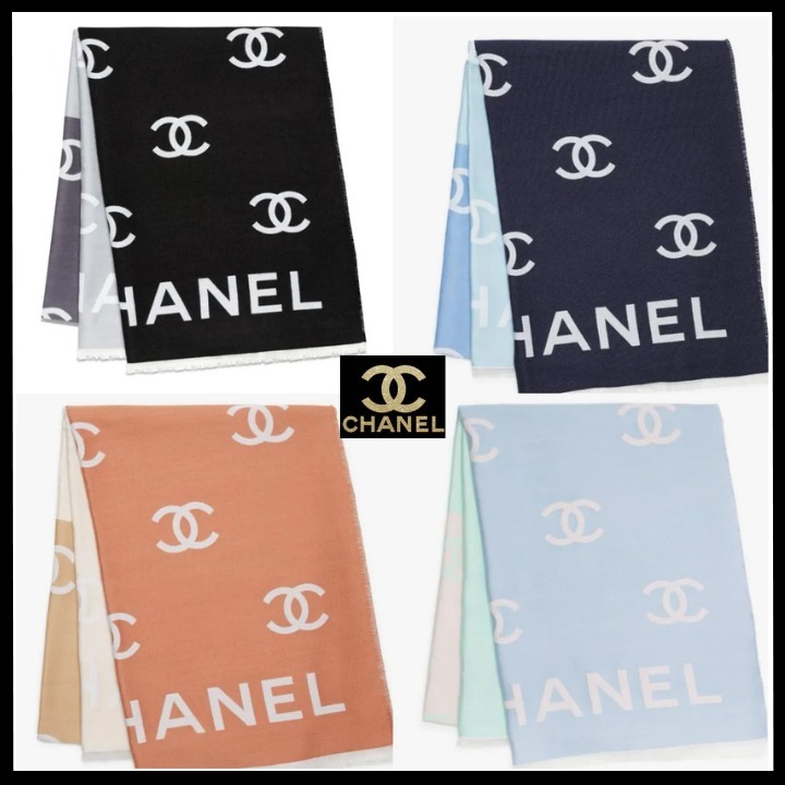 CHANEL【カラー豊富☆】定番ヘビロテ確定！ 華やかマフラー
