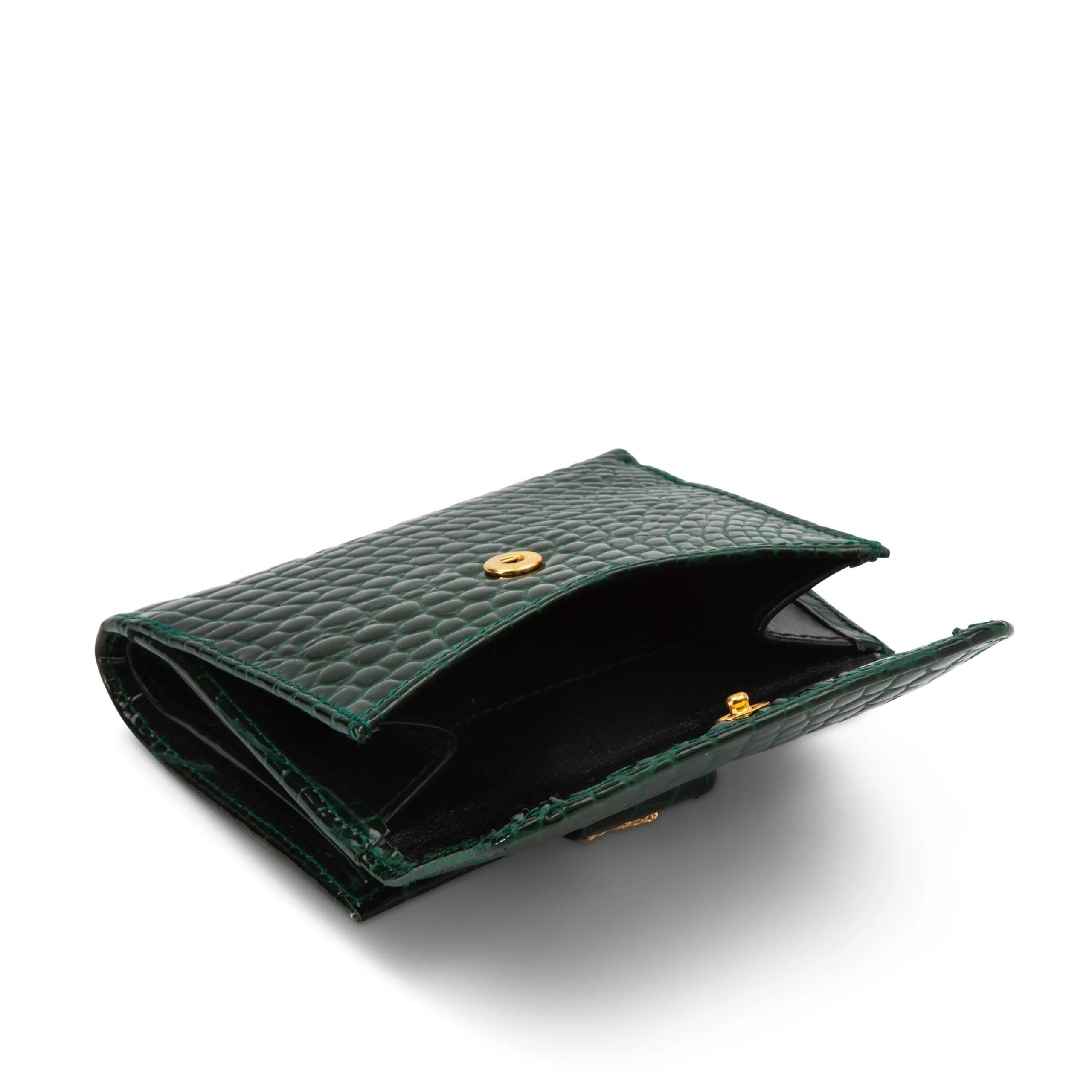 【LAUNER LONDON】TULIP◆レザー&スエード◆二つ折り財布 LAUNER LONDON】TULIP◇レザー&スエード◇二つ折り財布 (Launer