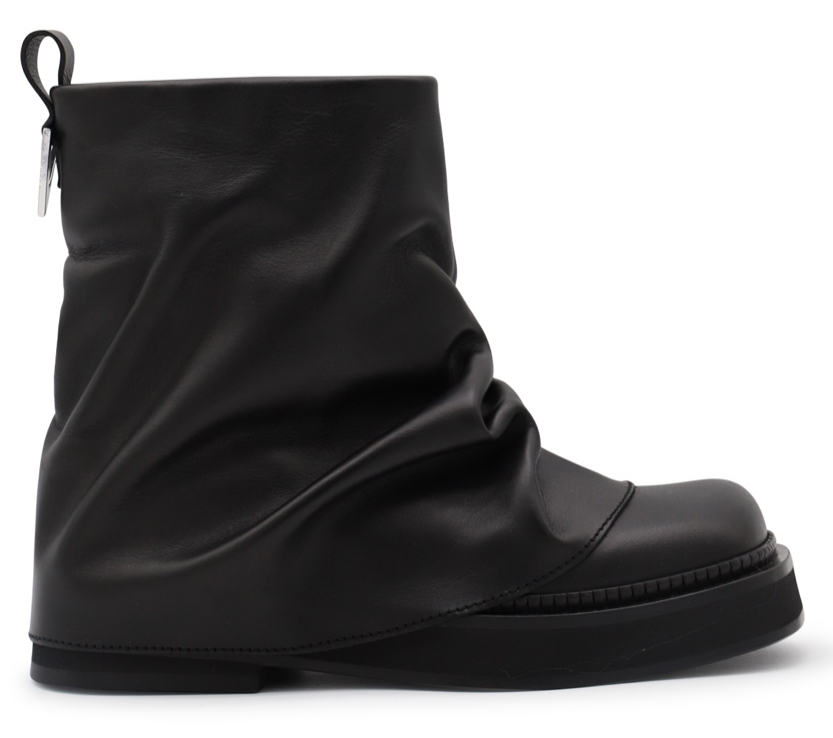 【THE ATTICO】''MINI ROBIN'' BLACK COMBAT BOOT