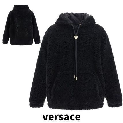 ヴェルサーチェ☆メデューサ ブラック フーディ VERSACE(ヴェルサーチェ) パーカー・フーディ(メンズ) - 海外