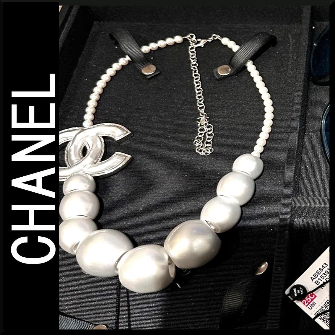 【大きなパール】CHANEL ネックレス かわいい
