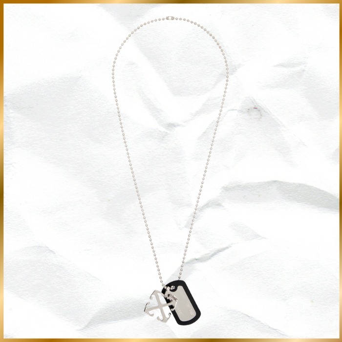 ♦Off-White♦シルバー アロー Ziptie ネックレス