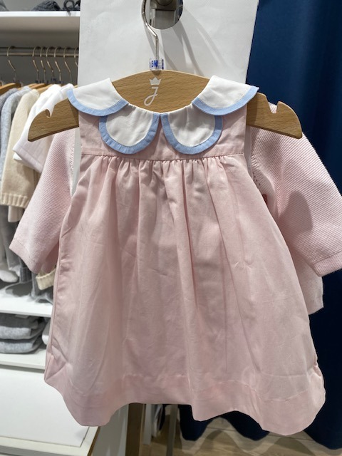 JACADI(ジャカディ) 3-18m 春夏のピンク色ワンピース+ブルマ
