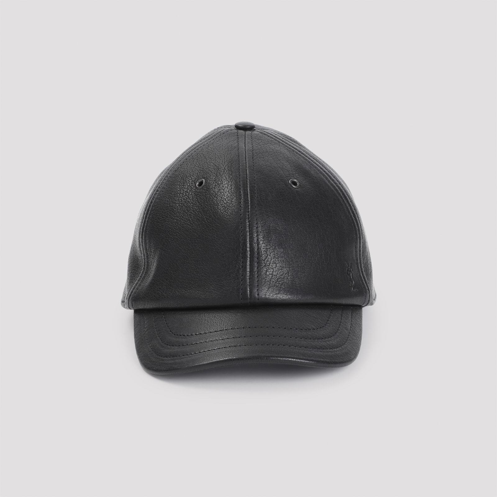 【送料&関税込】Saint Laurent Leather Cap