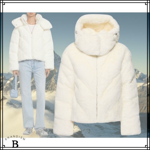 この冬最高の手触り■MACKAGE■Anik faux fur down jacket