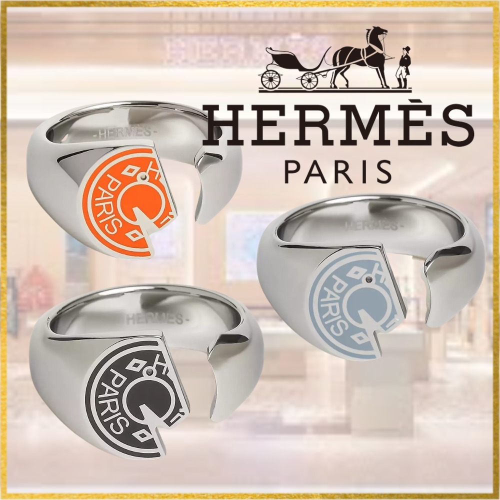 【シンプルなかっこよさ♪】HERMES Anello Carrousel リング