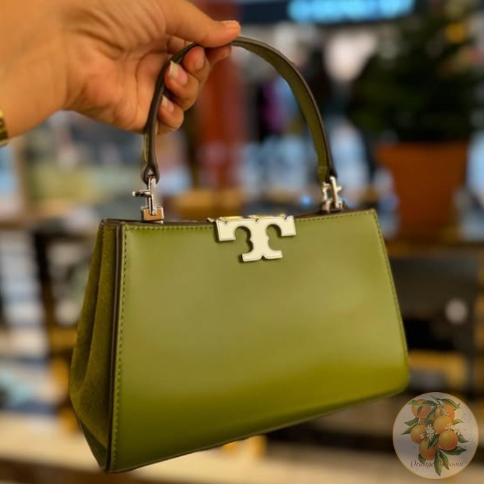 シックなグリーンが魅力【Tory Burch】Mini Eleanor サッチェル