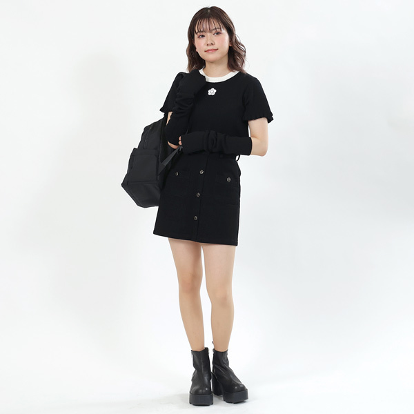 すぐ届く 可愛い【MARY QUANT】シンプルロゴ リュック A4 すぐ届く 可愛い【MARY QUANT】シンプルロゴ リュック A4
