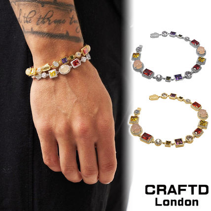 送税込【CRAFTD London】MINI CHROME BALL BRACELET(2色) 国内発 Cuff Bracelets