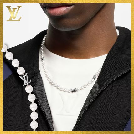 極美品 LOUIS VUITTON ルイヴィトン ネックレス パール