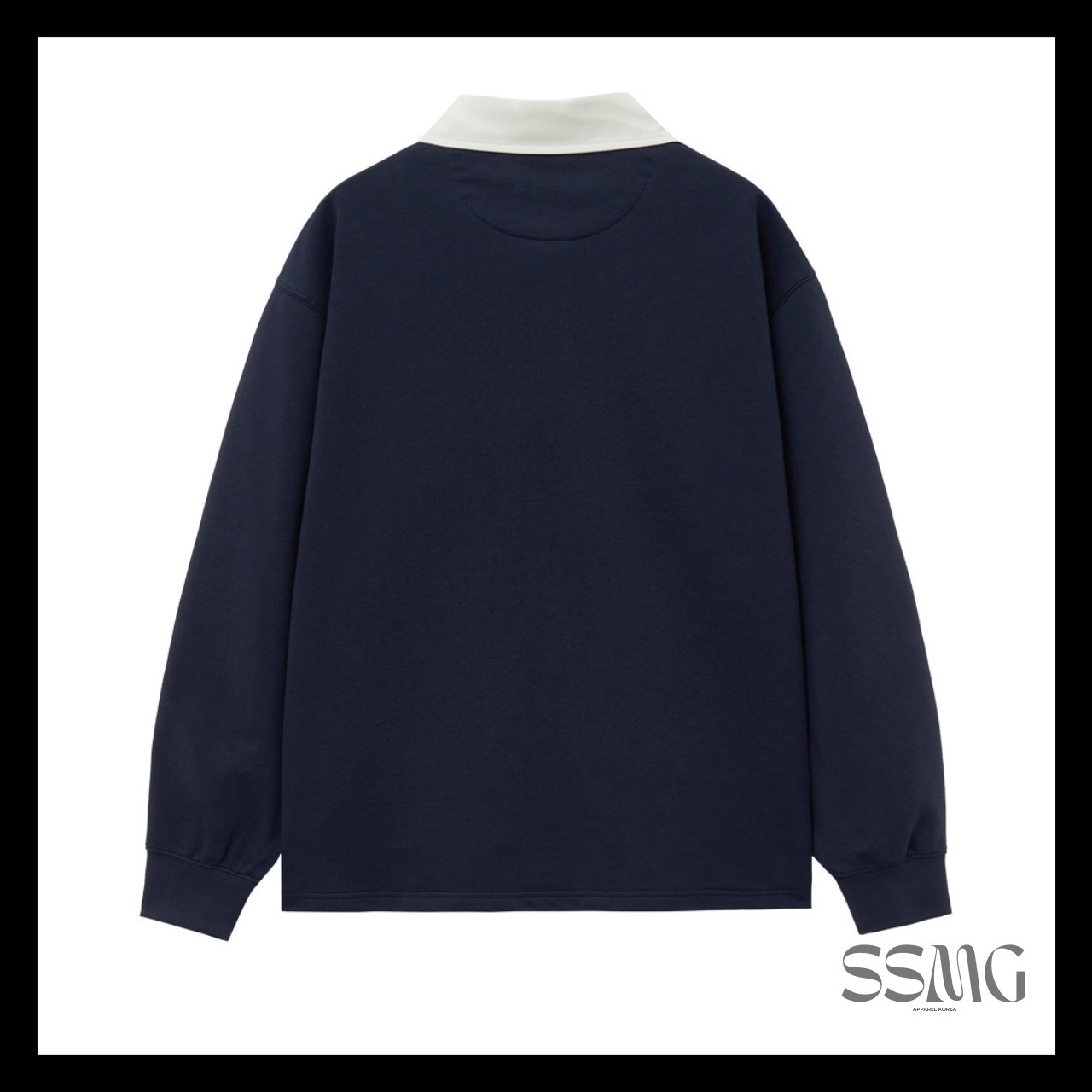【MARITHE】韓国人気◆RUGBY SWEATSHIRT シンプルロゴ MARITHE】韓国人気◇RUGBY SWEATSHIRT シンプルロゴ (Marithe +