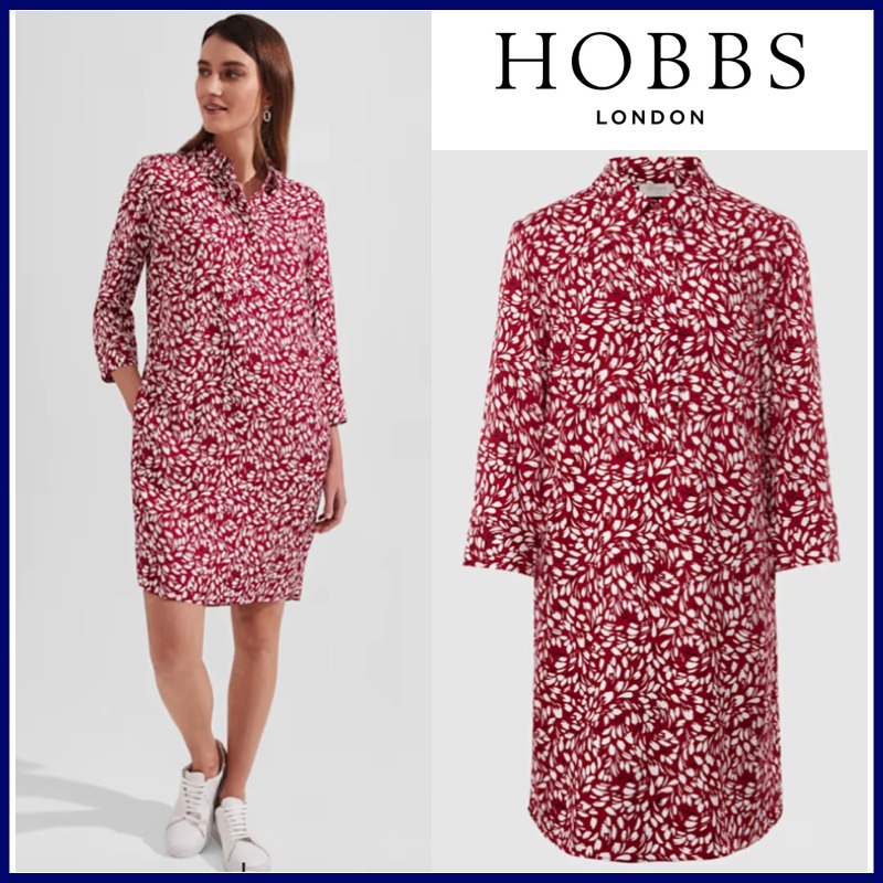 安心/国内発送♪【HOBBS】小花柄チュニックワンピース