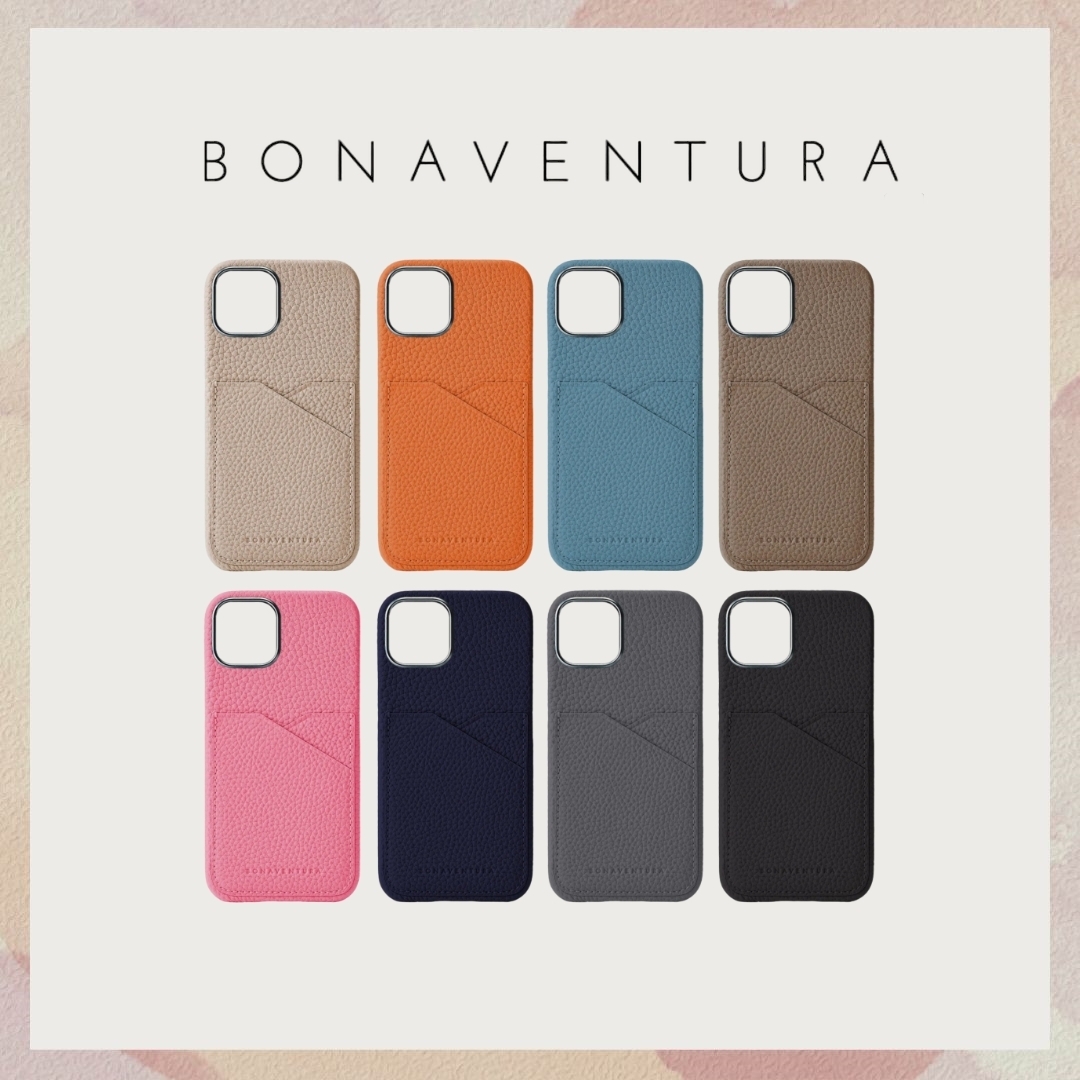 【BONAVENTURA】バックカバーケース シュリンクレザー