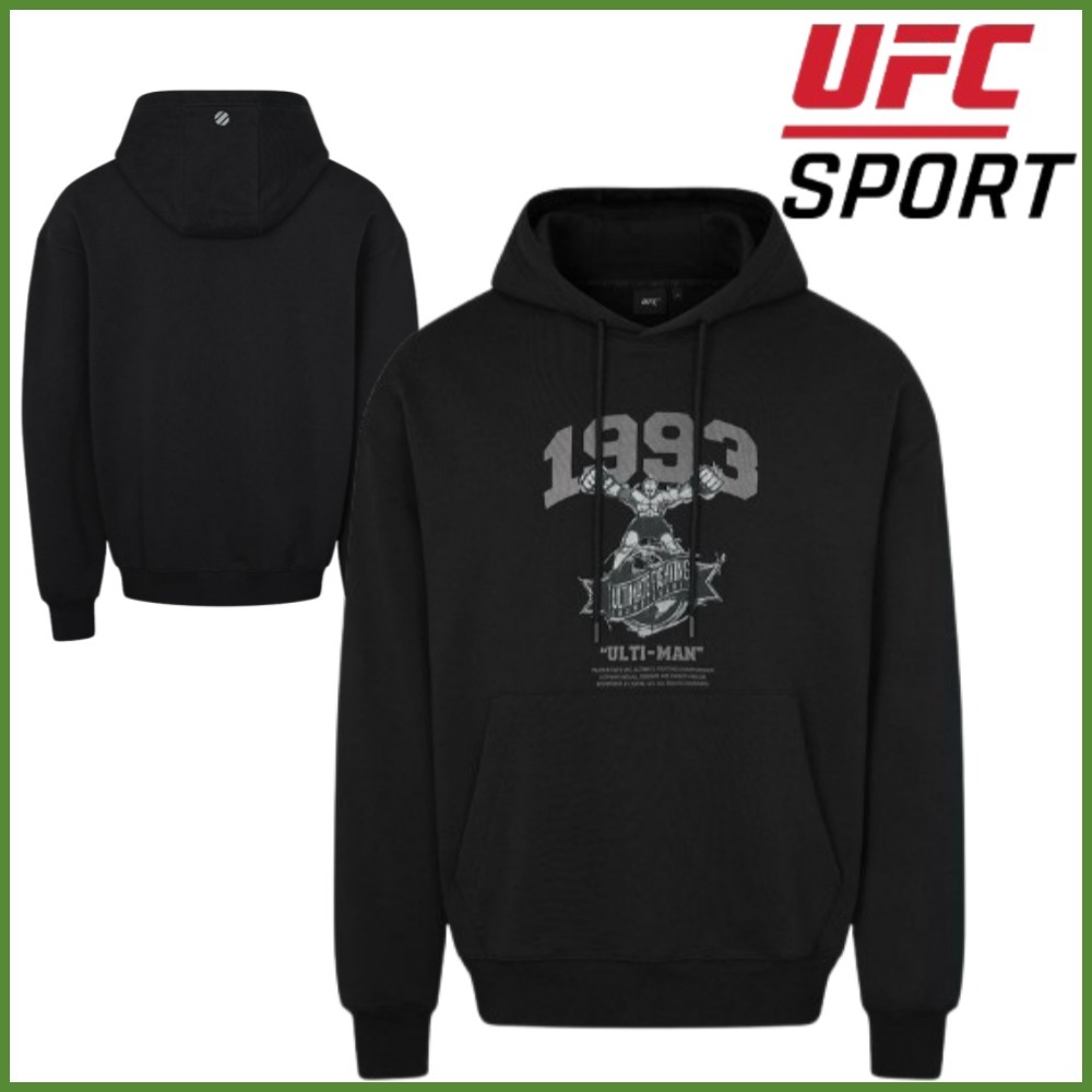 【UFC】 Ultiman Relax Fit Hoodie Black★正規品 ★追跡可