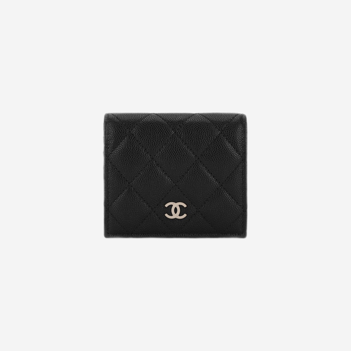 【無料郵送/関税込/正規品】 Chanel Small Flap Wallet Grained