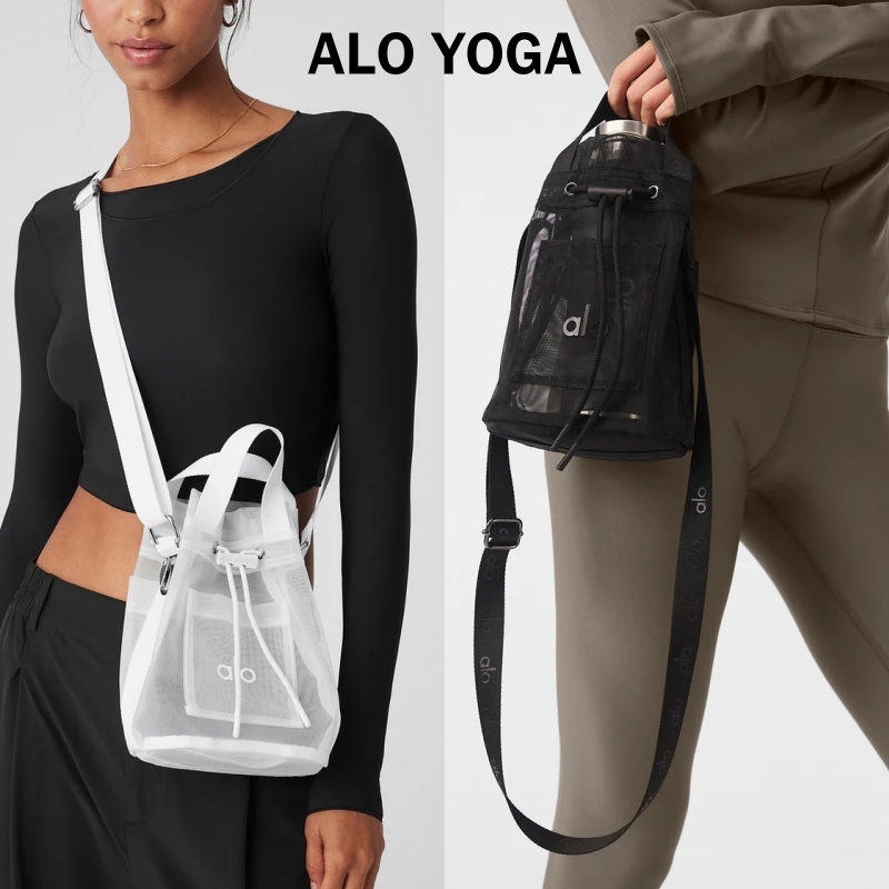 日本未入荷ALO Yoga☆シアークロスボディバケットバッグ