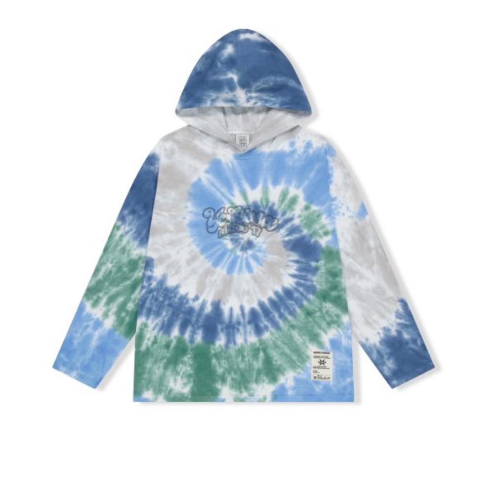 ◇YESEYESEE◇ YES Dyed Single Hoodie Blue