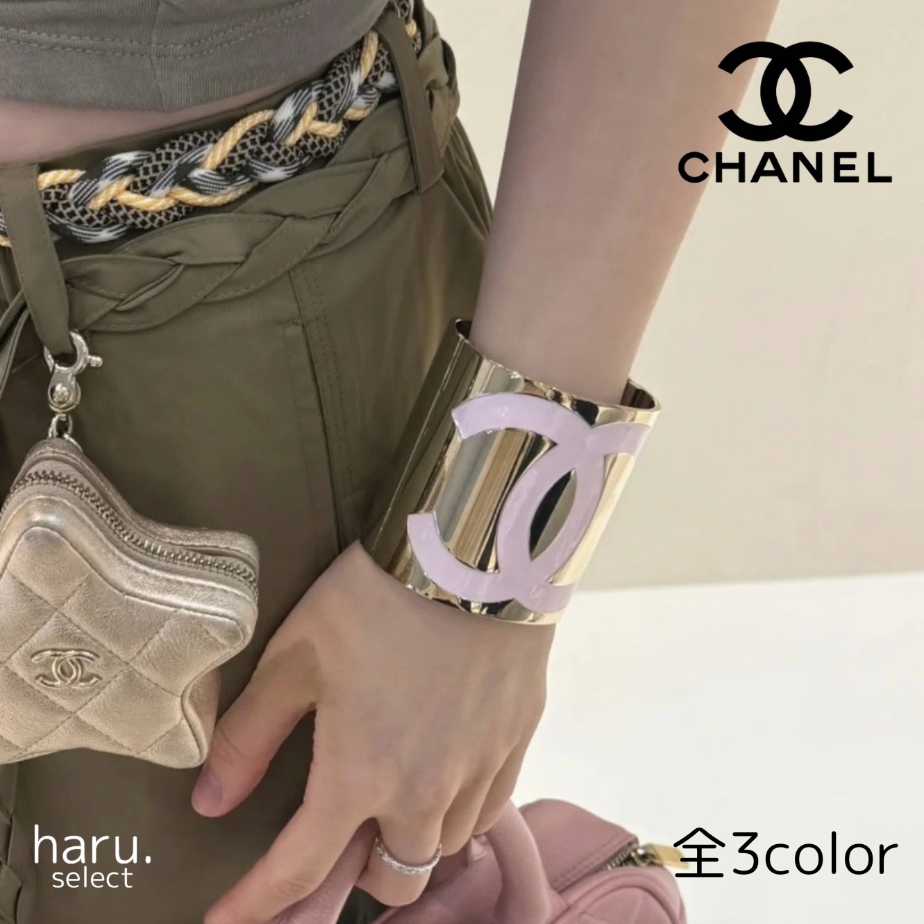 おしゃれ♪華やか【CHANEL】シャネル バングル