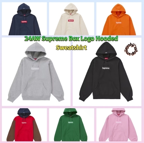 ★24AW WEEK17★Supreme Box Logo Hooded Sweatshirt