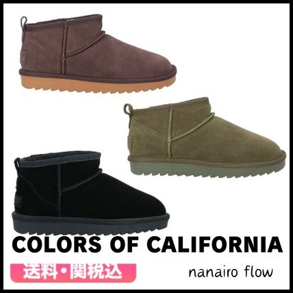 ★COLORS OF CALIFORNIA★ スエードショートウィンターブーツ