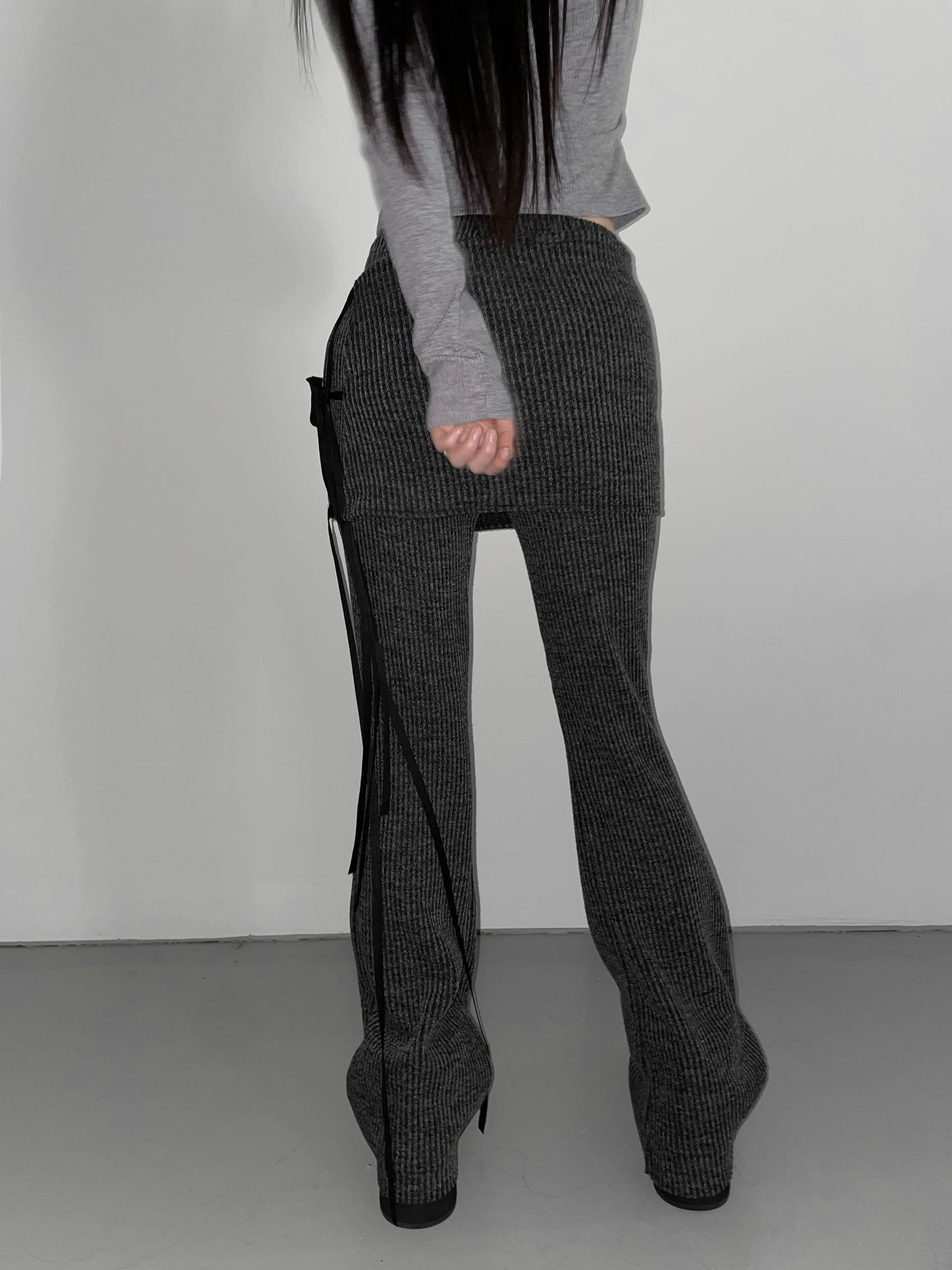 《THEAIRTOWN》 number bootcut suit set