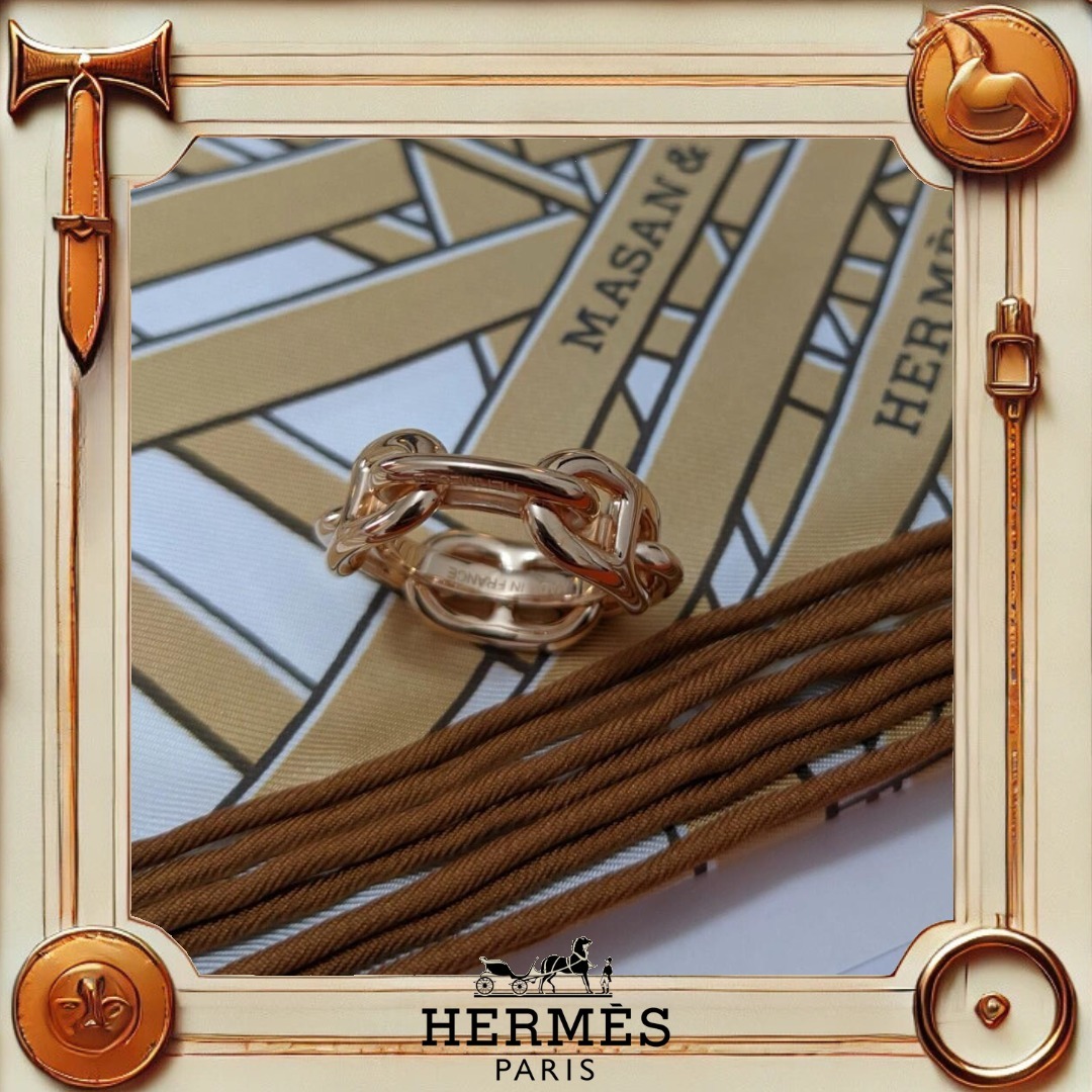 【人気】 スカーフリング【HERMES】レガテ レガタ