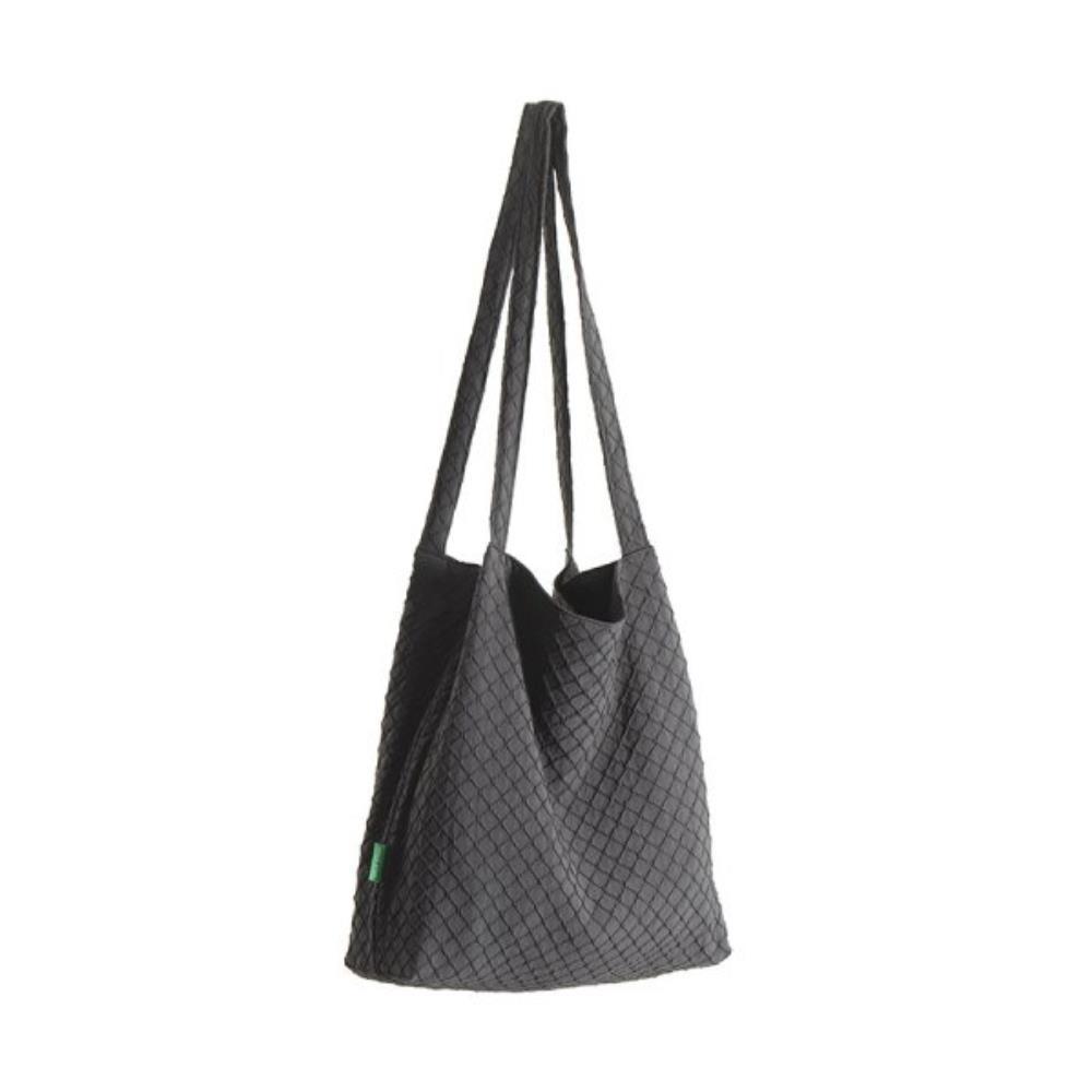 エコバッグ GREEN STUFF Boxy shopper bag 53 diamond light black