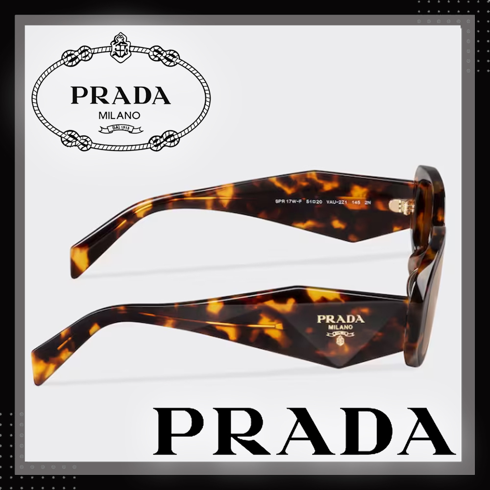 送料関税込◆PRADA プラダ ロゴ サングラス トータスモチーフ Amazon | Prada PRADA SYMBOLE PR 06YS ユニセックス サングラス