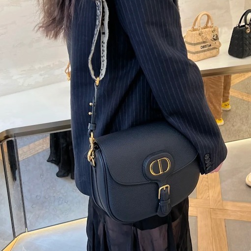 《お洒落なストラップ♡》DIOR Bobby バッグ Black