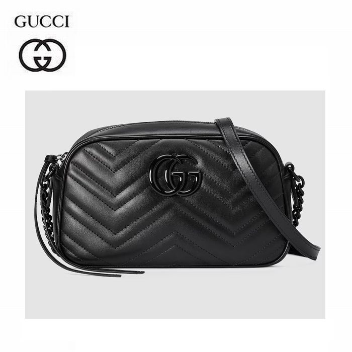 ☆Gucci☆GG MARMONT キルティング ダブルG ショルダーバッグ ♪