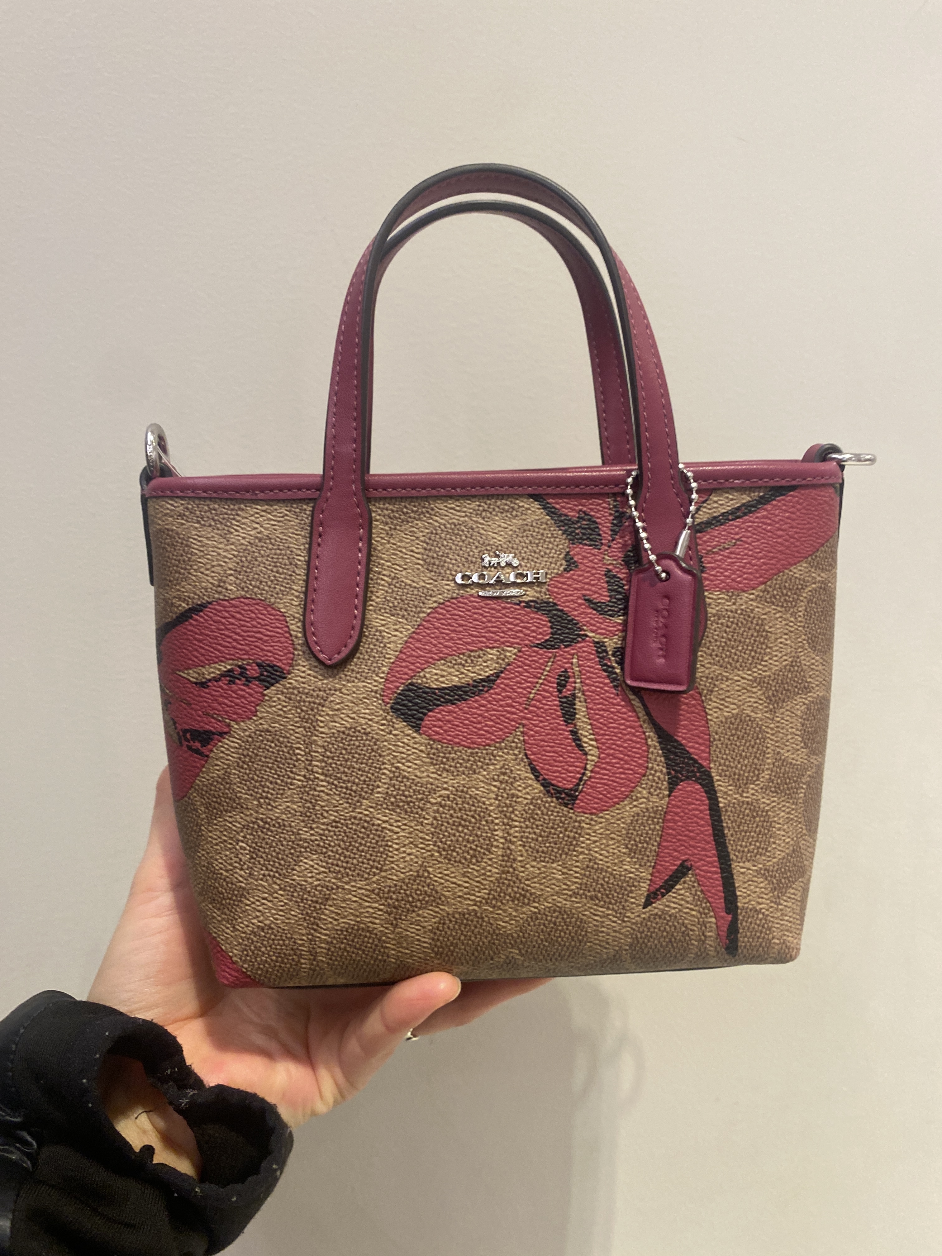 【COACH】2WAY☆ミニ シティトート ボウプリント CY736