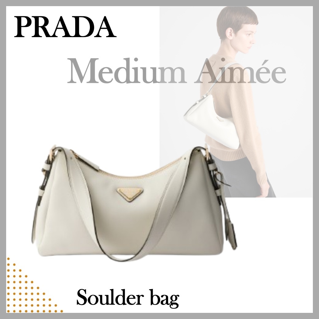 ◆PRADA（プラダ）エイメ ジップ ミディアム ショルダー バッグ