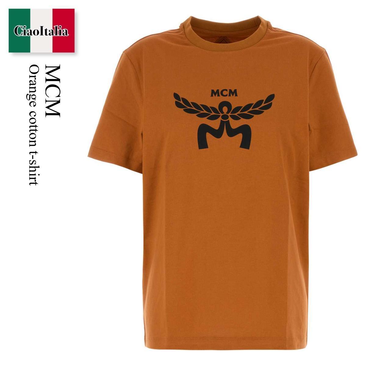 Tシャツ・カットソー Mcm Orange Cotton T-Shirt