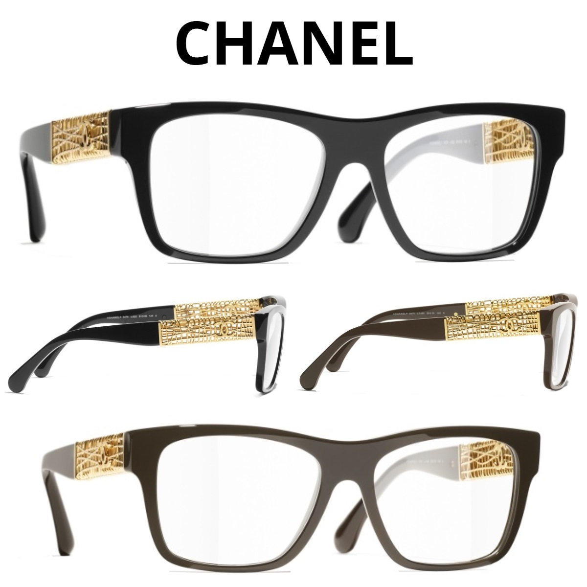 関税・送料込＊CHANEL＊CH3478 スクエア メガネ