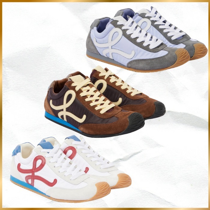 ◆LOEWE◆バレエランナー 2.0 スエードトリムスニーカー