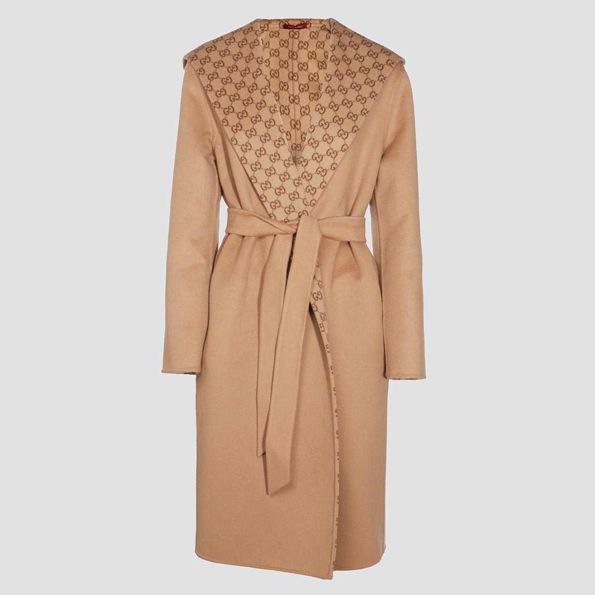 【送料&関税込】Gucci Camel Wool Coat