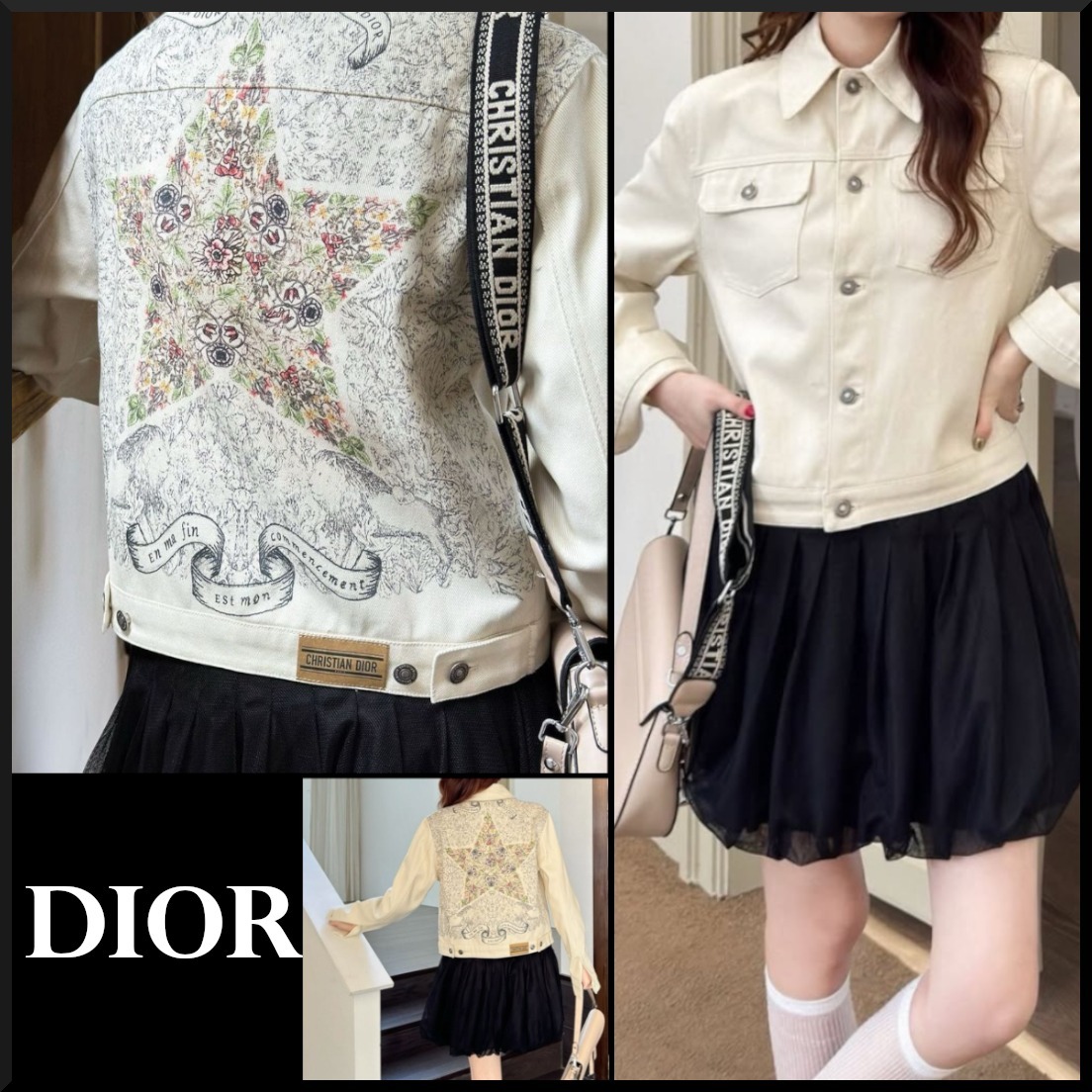 【バックロゴがエレガント★】 Dior ジャケット