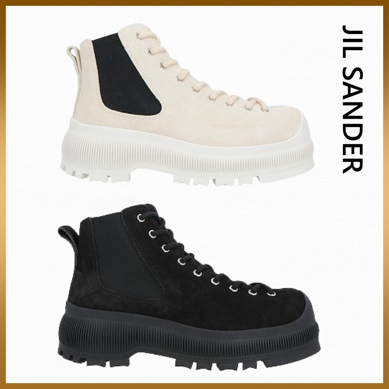【JIL SANDER】ロゴ レースアップ チャンキースニーカー