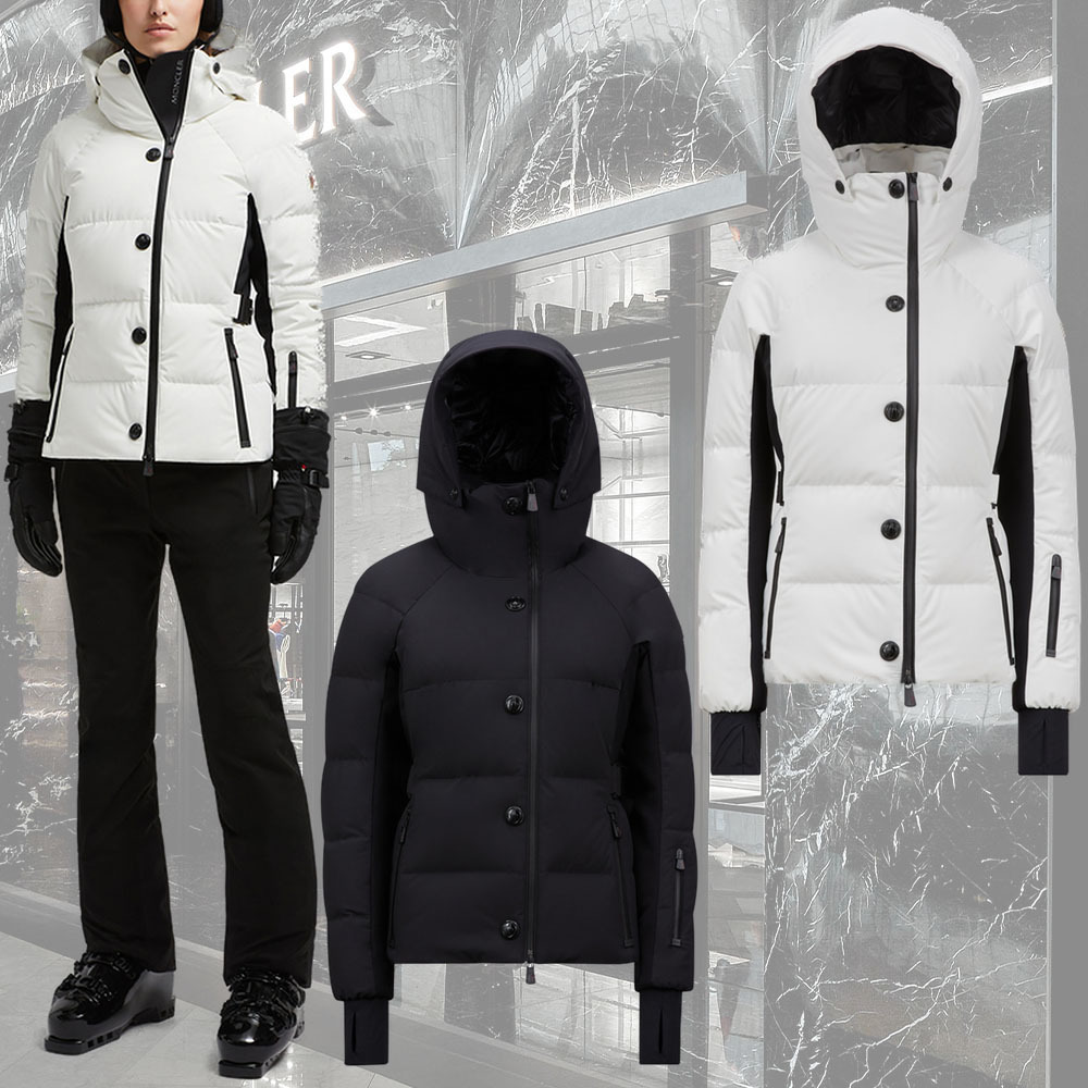 【MONCLER】Guyaneフード付きダウン・スキー・ジャケット