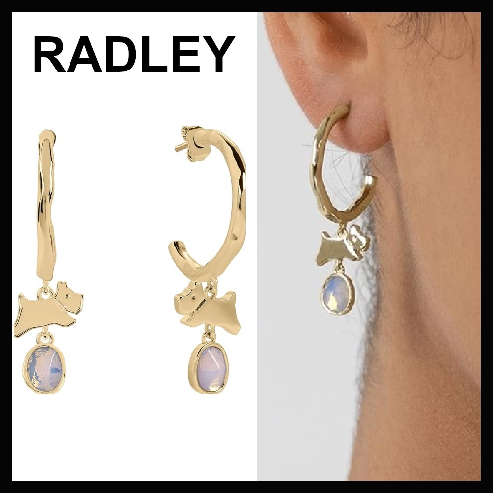 【RADLEY】ムーンストーン ジャンピングドッグ イヤリング