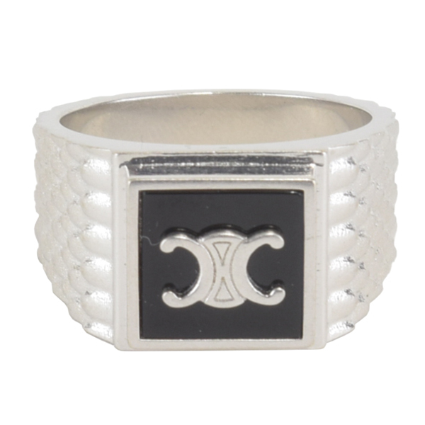 CELINE セリーヌ PYTHON SIGNET RING/トリオンフ リング