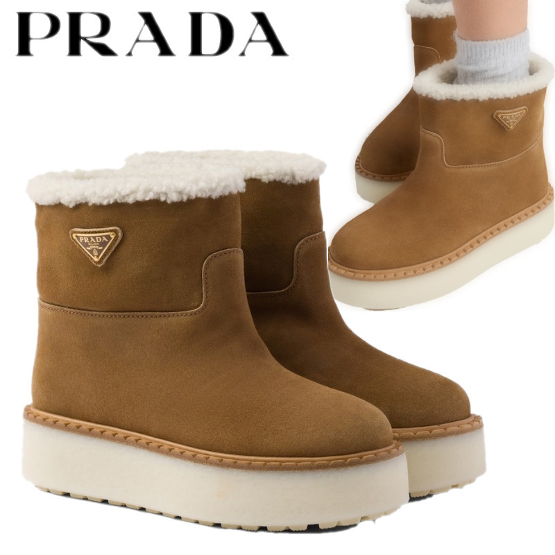 PRADA★スエード ブーティー