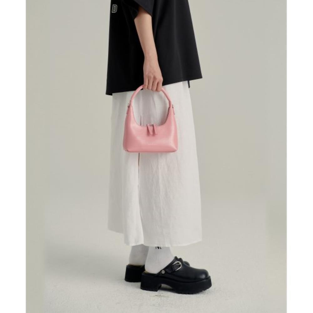 ★MARGE SHERWOOD★ HOBO MINI STRAP candy pink crinkle 8809