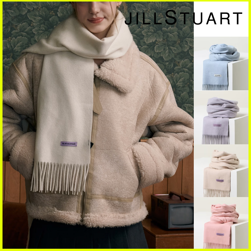 【JILLSTUART】 WOOL CASHMERE MUFFLER ★送料・関税込★