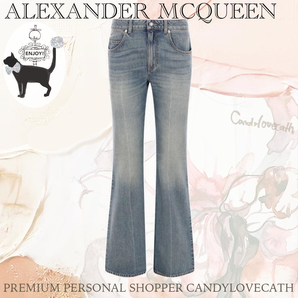 デニム・ジーパン ALEXANDER McQUEEN DENIM FLARE JEANS