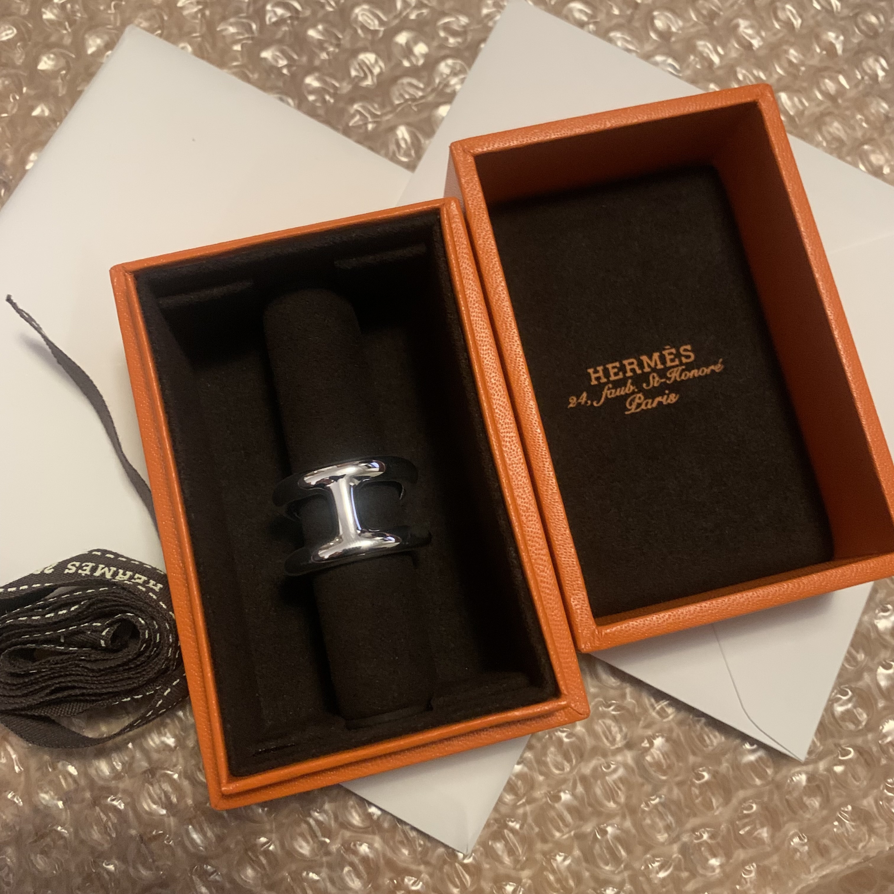 【ミラノ直輸入♪】HERMES Osmose ring リング 《オスモズ》
