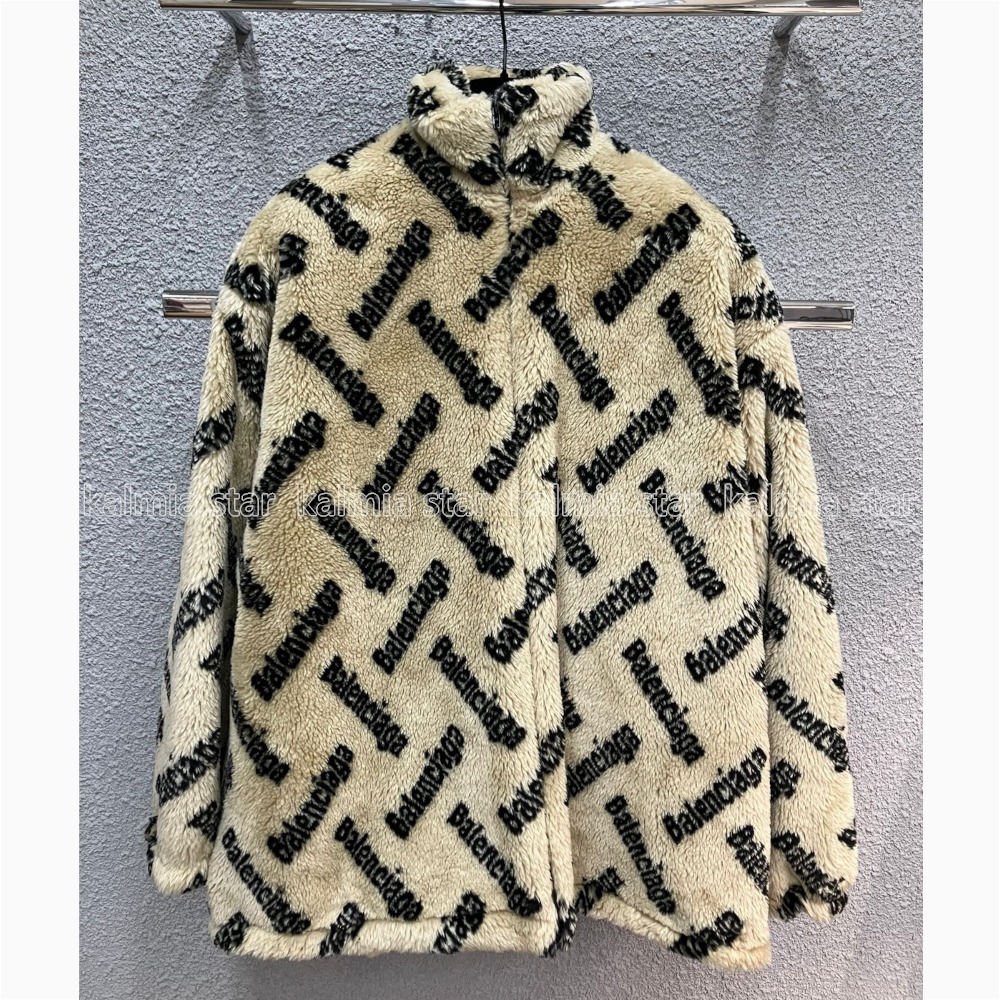 ●送料込●BALENCIAGA●オールオーバー ジップアップ ジャケット